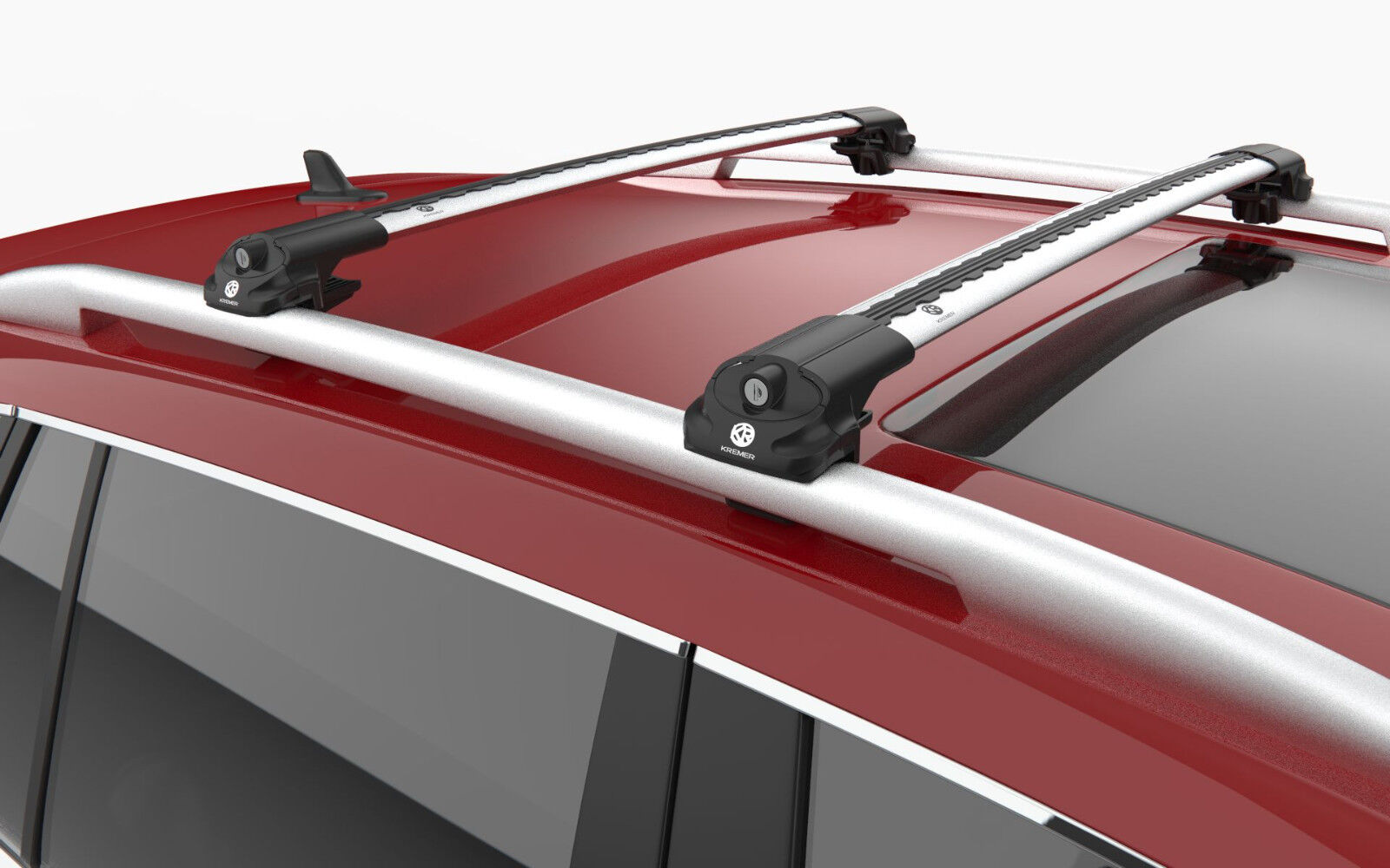 KIT BARRE PORTAPACCHI CON PORTASCI RIALZATO PER ' NISSAN QASHQAI J11 con  railing aperti ' dal 2014.