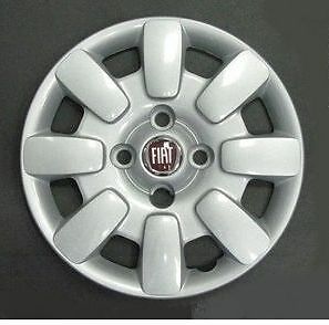 COPRIRUOTA-COPPA RUOTA FIAT PANDA ACTIVE VAN DIAMETRO RUOTA 13 LOGO ROSSO