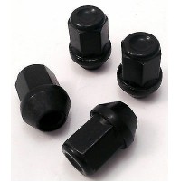 20 -BULLONI DADI FISSAGGIO RUOTE NERO,MISURA 12X1,5-CHIAVE 21,-CHIUSI.