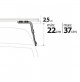 2x BARRE PORTATUTTO PER Lada Niva, anno 05/86>12/10 NORDRIVE KARGO 150 cm