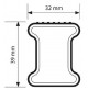 3X BARRE PORTATUTTO FURGONE MERCEDES SPRINTER DAL 1995 AL 2006, H2+L1-L2-L3
