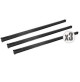 3x BARRE PORTATUTTO PER PEUGEOT TRAVELLER STANDARD (2016>) NORDRIVE KARGO 150 cm