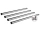 4x BARRE PORTATUTTO IN ALLUMINIO PER CITROEN C25 - H1 (90-94) 