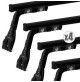 4x BARRE PORTATUTTO PER FORD TRANSIT COMBI - H1 (2000-2014) NORDRIVE KARGO 180cm