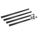 4x BARRE PORTATUTTO PER FORD TRANSIT L3,L4 H2,H3 (2014->) NORDRIVE KARGO 180 cm