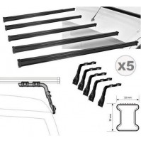 5x BARRE PORTATUTTO PER RENAULT TRAFIC - H1 (1981-2001) 