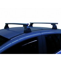 BARRE PORTATATUTTO COMPLETE VOLKSWAGEN POLO 3 PORTE DA 2001-A2008,KIT IN ACCIAIO