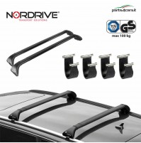 BARRE PORTATUTTO ACCIAIO NERO NORDRIVE SNAP ADAT.HONDA HR-V DAL 11/2021  RAILING