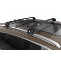 BARRE PORTATUTTO SU MISURA PER FIAT PANDA (2012>) - RAILING STANDARD - BLACK