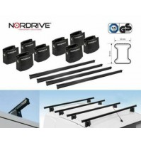 BARRE PORTATUTTO Volkswagen Transporter T5 -04/03>03/15, NORDRIVE KARGO 4 BARRE