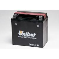 BATTERIA MOTO/SCOOTER UNIBAT/SAF MOD.CBTX14-BS -COMPATIBILE-YTX14-BS