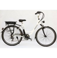 BICICLETTA ELETTRICA ECOPED STREET MOTORE CENTRALE 250W,SHIMANO 7 SPEED, NEW 