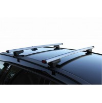 Barre portatutto DACIA DUSTER con rails dal 2014, versione in acciaio con kit.