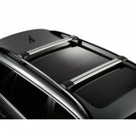 Barre portatutto in alluminio Whispbar Mitsubishi Pajero 5p - railing 11/06> 