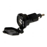 CARICATORE DIN 2 PORTE USB 