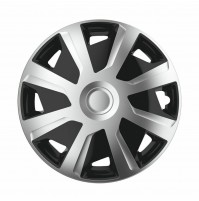 COPPE RUOTA FURGONI MODELLO MISTRAL VAN SILVER BLACK 15