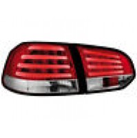 FANALI POSTERIORI A LED VOLKSWAGEN GOLF 6  ROSSO CROMO TUBE LIGHT