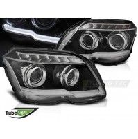 FARI FANALI ANTERIORI MERCEDES GLK,X204,DAL 2008 AL 2012,LETICOLARE LED DIURNI