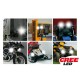 Faro ausiliario 1 LED CREE 9/32V Luce focalizzata Bianco per moto,auto,10w-6000k