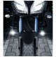 Faro ausiliario a 1 Led  9/32V Luce focalizzata Bianco per moto,auto, 10w-6000k