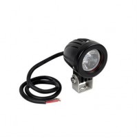  Faro ausiliario a 1 Led Cree - 10/30V - Bianco, moto,4x4, lavoro, impermeabile 