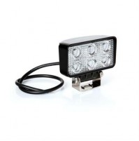 Faro ausiliario a 6 Led - 10/30V - Bianco, impermeabile IP67