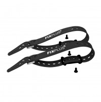 FixPlus kit fissaggio per bicicletta 2 CINGHIE DA 66 CM+ SUPPORTI - 2,3 x 66 cm