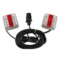 Full-Led Kit, fanali posteriori magnetici a Led, con luci roulotte,carrelli,ecc