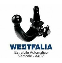 Gancio traino WESTFALIA JEEP RENEGADE DAL 2014  KIT ESTRAIBILE A40V