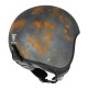 IRIE CASCO JET HUNTER C RUSTY  INTERNO ANALLERGICO FINITURE IN PELLE 