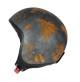 IRIE CASCO JET HUNTER C RUSTY  INTERNO ANALLERGICO FINITURE IN PELLE 