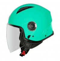 IRIE CASCO JET MILANO VERDE ACQUA INTERNO ANALLERGICO DETTAGLI IN SKEENTEX