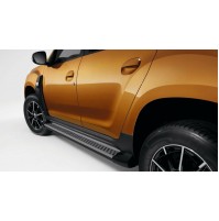 KIT 2 PEDANE LATERALI SOTTOPORTA IN ALLUMINIO ANTISCIVOLO DACIA DUSTER DAL 2018