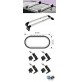 KIT 2x BARRE PORTATUTTO IN ALLUMINIO TELESCOPICHE PER DACIA LODGY (05/2012->)