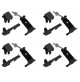 KIT 2x BARRE PORTATUTTO IN ALLUMINIO TELESCOPICHE PER FIAT TIPO SW (09/2016->)