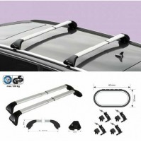 KIT BARRE PORTAUTTO IN ALLUMINIO CITROEN C4 GRAN PICASSO DAL 10/2013,CON PROFILO