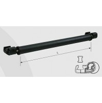 Kit rullo carica scale per barre portatutto in acciaio, lunghezza 96 Cm.