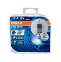 LAMPADE H4 OSRAM COOL BLUE BOOST + 5000K,ESTREMAMENTE BIANCO EFFETTO XENON +50%