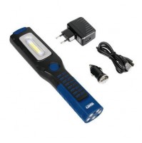 Lampada da lavoro ricaricabile a LED COB con torcia - 12/24/230V