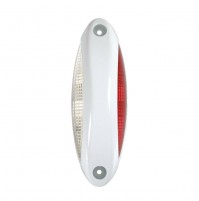 Luce d'ingombro supplementare a 4 Led bianco/rosso, 9/32V camper rimorchio truck