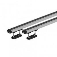 N15006  Kuma, coppia barre portatutto in alluminio - XL - 137 cm railing aperti