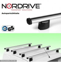 NORDRIVE-KARGO-PLUS 4X Barre-PORTAPACCHI- OPEL MOVANO L3 DAL 2020> ALLUMINIO