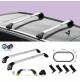 NORDRIVE SNAP ALU Portatutto Portapacchi MERCEDES GLB DAL 11/2019> RAILING