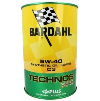 OLIO MOTORE BARDAHL TECHNOS C60, 5W-40 SYNTHETIC OIL M SAPS, 1 LITRO