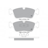 PASTICCHE FRENO ANTERIORI BMW SERIE E90-E91-E92 SERIE 1 E81