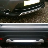 PROTEZIONI SPOILER SOTTOPARAURTI NISSAN QASHQAI J10 DAL 2006 AL 2010 ARGENTO