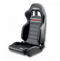 SEDILE SPARCO REPLICA MARTINI RACING ECOPELLE NERO,RICAMI MARTINI NEW TYPE 2022