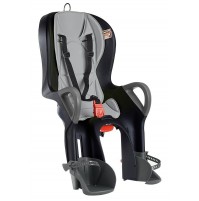 Seggiolino monoscocca reclinabile,OK BABY MOD.10+ NERO con imbottitura GRIGIO