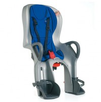 Seggiolino monoscocca reclinabile,OK BABY MOD.10+GRIGIO con imbottitura BLU