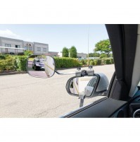 Specchi retrovisore ausiliario per traino di caravan e carrelli 2 pezzi dx + sx